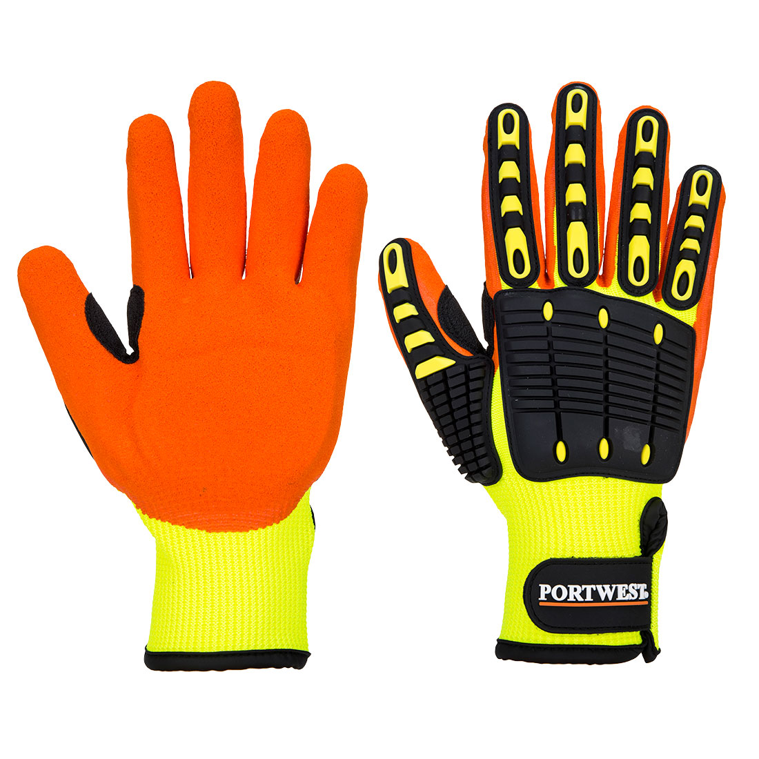 A721 Anti Impact Grip Glove - Yel/Org